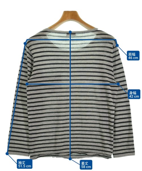 SAINT LAURENT PARIS（サンローランパリ）ニット・セーター グレー サイズ:-(L位) レディース/2200721226026