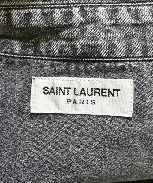 SAINT LAURENT PARIS（サンローランパリ）カジュアルシャツ グレー サイズ:XL メンズ/2200721872391