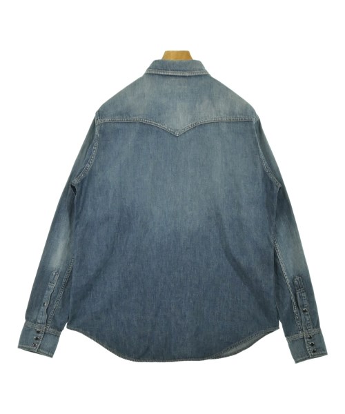 SAINT LAURENT PARIS（サンローランパリ）カジュアルシャツ 紺 サイズ:XL メンズ/2200721872407