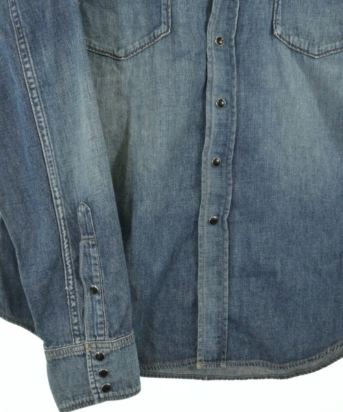 SAINT LAURENT PARIS（サンローランパリ）カジュアルシャツ 紺 サイズ:XL メンズ/2200721872407