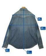 SAINT LAURENT PARIS（サンローランパリ）カジュアルシャツ 紺 サイズ:XL メンズ/2200721872407