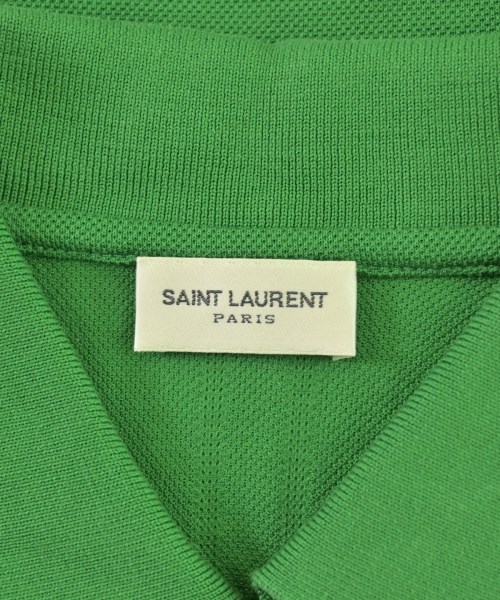 SAINT LAURENT PARIS（サンローランパリ）ポロシャツ 緑 サイズ:M メンズ/2200721893051