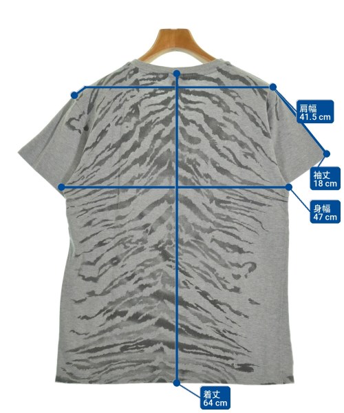 SAINT LAURENT PARIS（サンローランパリ）Tシャツ・カットソー グレー サイズ:-(XS位) メンズ/2200721893266
