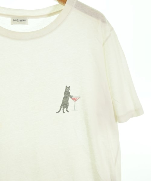 SAINT LAURENT PARIS（サンローランパリ）Tシャツ・カットソー シルバー サイズ:M メンズ/2200721893273