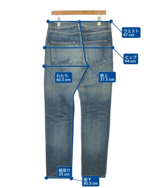 SAINT LAURENT PARIS（サンローランパリ）デニムパンツ 青 サイズ:31(M位) メンズ/2200723810292