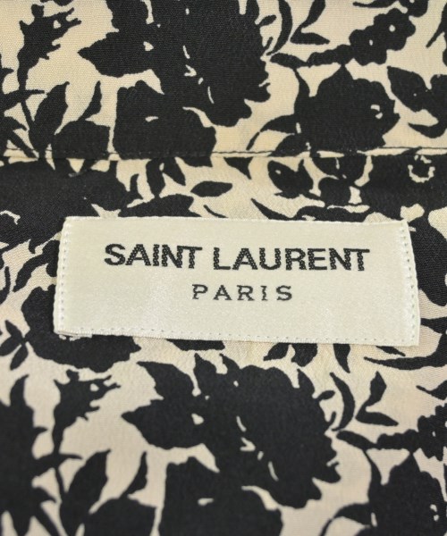 SAINT LAURENT PARIS（サンローランパリ）カジュアルシャツ ベージュ サイズ:37(XS位) メンズ/2200724431045