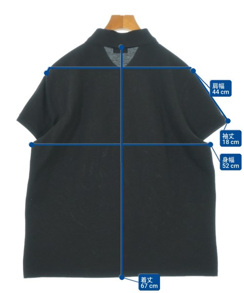 SAINT LAURENT PARIS（サンローランパリ）ポロシャツ 黒 サイズ:XXL メンズ/2200725452025