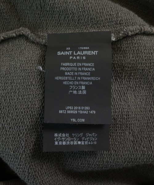 SAINT LAURENT PARIS（サンローランパリ）スウェット グレー サイズ:XS メンズ/2200725759032