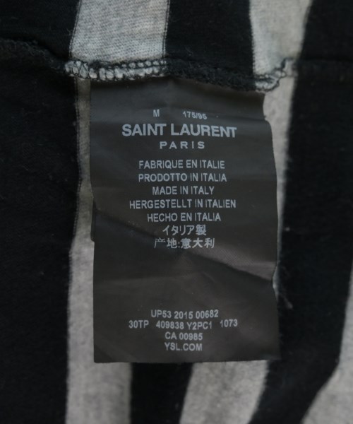 SAINT LAURENT PARIS（サンローランパリ）Tシャツ・カットソー 黒 サイズ:M メンズ/2200726053061