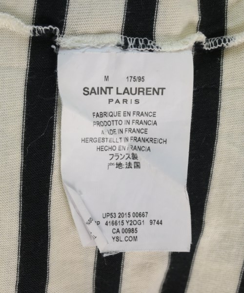 SAINT LAURENT PARIS（サンローランパリ）Tシャツ・カットソー 白 サイズ:M メンズ/2200726053078