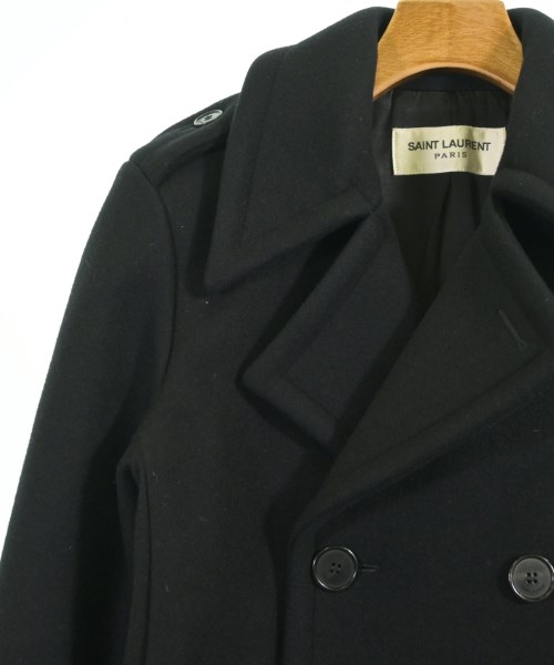 SAINT LAURENT PARIS（サンローランパリ）コート 黒 サイズ:42(XS位) メンズ/2200726385018