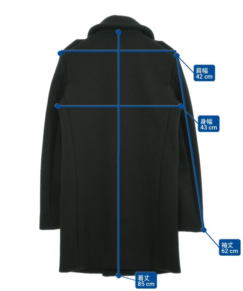 SAINT LAURENT PARIS（サンローランパリ）コート 黒 サイズ:42(XS位) メンズ/2200726385018