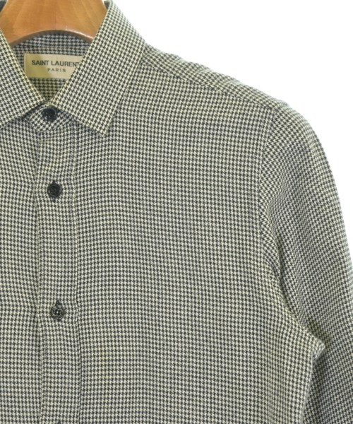 SAINT LAURENT PARIS（サンローランパリ）カジュアルシャツ 黒 サイズ:36(XS位) メンズ/2200726385056