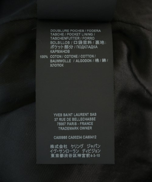 SAINT LAURENT PARIS（サンローランパリ）ライダース 黒 サイズ:36(XS位) レディース/2200721960043