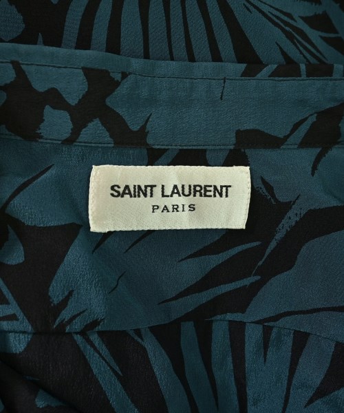SAINT LAURENT PARIS（サンローランパリ）カジュアルシャツ 青 サイズ:37(XS位) メンズ/2200727223173