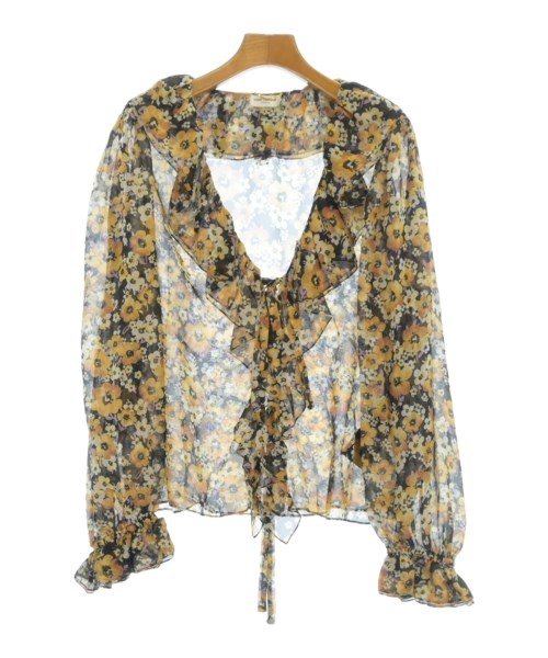 SAINT LAURENT PARIS（サンローランパリ）ブラウス ベージュ サイズ:34(XS位) レディース/2200702598777