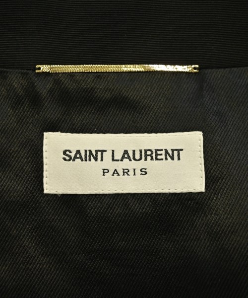 SAINT LAURENT PARIS（サンローランパリ）ステンカラーコート 黒 サイズ:36(XS位) レディース/2200727671011