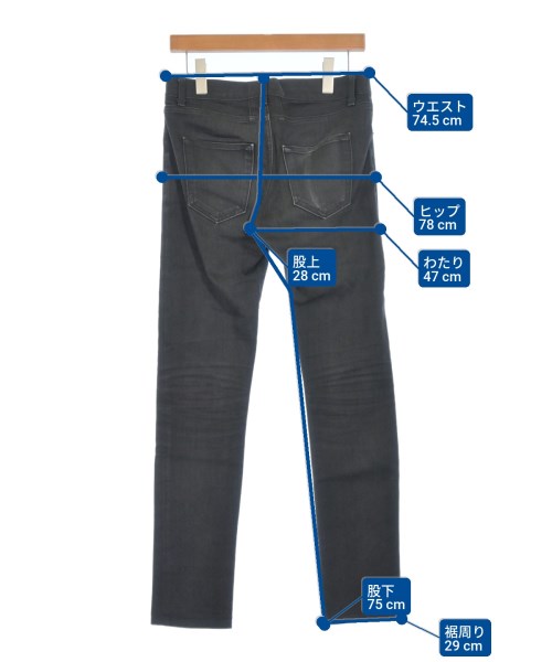 SAINT LAURENT PARIS（サンローランパリ）デニムパンツ 黒 サイズ:28(S位) メンズ/2200672827013