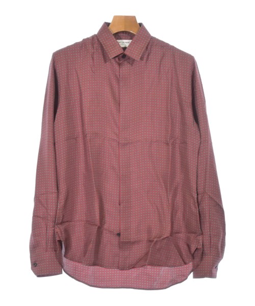 SAINT LAURENT PARIS(サンローランパリ)カジュアルシャツ 赤 サイズ:36(XS位)/2200672827235