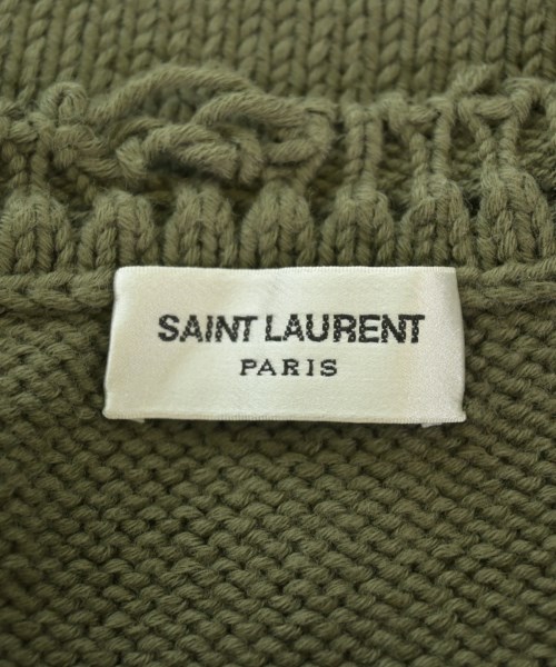 SAINT LAURENT PARIS（サンローランパリ）ニット・セーター カーキ サイズ:XS レディース/2200681022034
