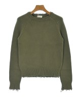 SAINT LAURENT PARIS（サンローランパリ）ニット・セーター カーキ サイズ:XS レディース/2200681022034
