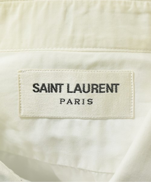 SAINT LAURENT PARIS（サンローランパリ）ドレスシャツ 白 サイズ:36(XS位) メンズ/2200684004013