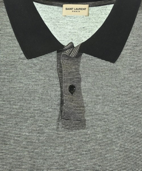 SAINT LAURENT PARIS（サンローランパリ）ポロシャツ グレー サイズ:M メンズ/2200685264072