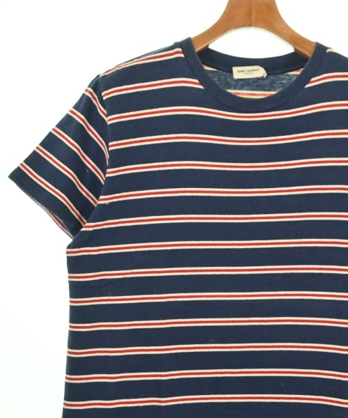 SAINT LAURENT PARIS（サンローランパリ）Tシャツ・カットソー 紺 サイズ:M メンズ/2200685264089