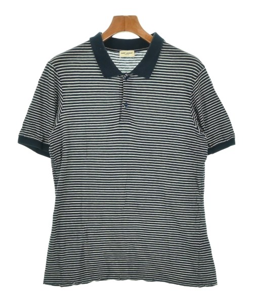 SAINT LAURENT PARIS(サンローランパリ)ポロシャツ 紺 サイズ:M/2200685264201