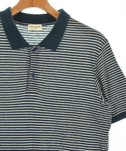 SAINT LAURENT PARIS（サンローランパリ）ポロシャツ 紺 サイズ:M メンズ/2200685264201