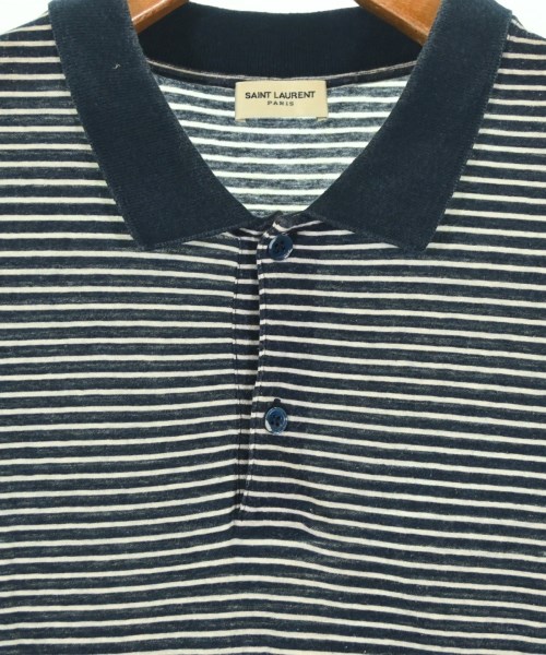 SAINT LAURENT PARIS（サンローランパリ）ポロシャツ 紺 サイズ:M メンズ/2200685264201