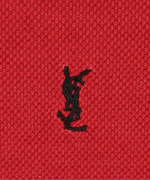 SAINT LAURENT PARIS（サンローランパリ）ポロシャツ 赤 サイズ:L メンズ/2200685264218