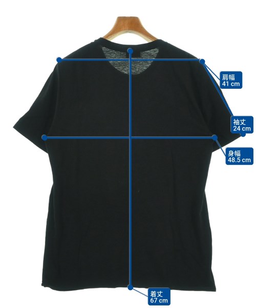 SAINT LAURENT PARIS（サンローランパリ）Tシャツ・カットソー 黒 サイズ:M メンズ/2200685493052