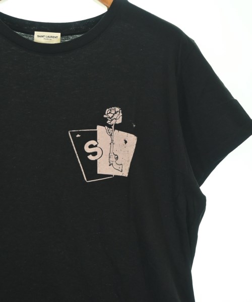 SAINT LAURENT PARIS（サンローランパリ）Tシャツ・カットソー 黒 サイズ:L メンズ/2200685493069