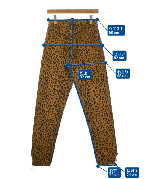 SAINT LAURENT PARIS（サンローランパリ）デニムパンツ 茶 サイズ:26(M位) レディース/2200685739013