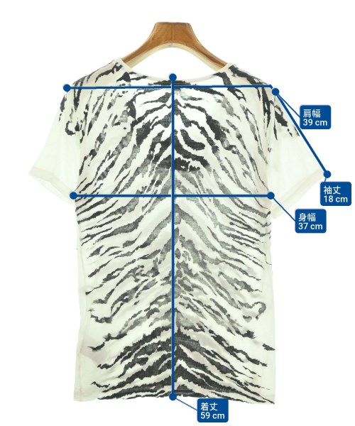 SAINT LAURENT PARIS（サンローランパリ）Tシャツ・カットソー 白 サイズ:S レディース/2200679629184