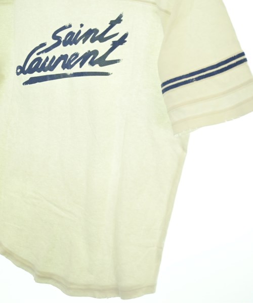 SAINT LAURENT PARIS（サンローランパリ）Tシャツ・カットソー 白 サイズ:XS メンズ/2200686248057