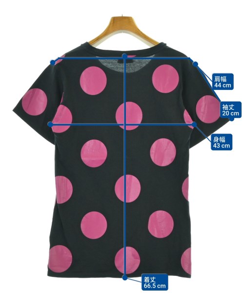 SAINT LAURENT PARIS（サンローランパリ）Tシャツ・カットソー 黒 サイズ:S レディース/2200686345015