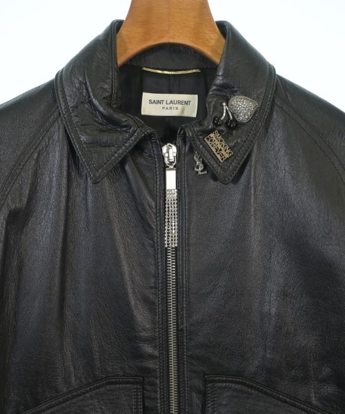 SAINT LAURENT PARIS（サンローランパリ）ライダース 黒 サイズ:34(XS位) レディース/2200688776015