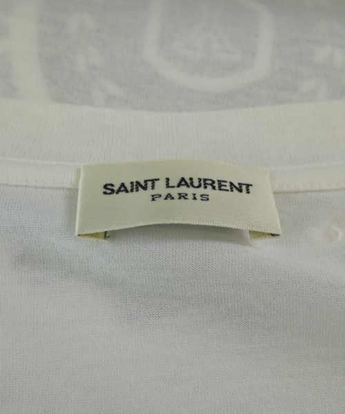 SAINT LAURENT PARIS（サンローランパリ）Tシャツ・カットソー 白 サイズ:XS メンズ/2200689507038