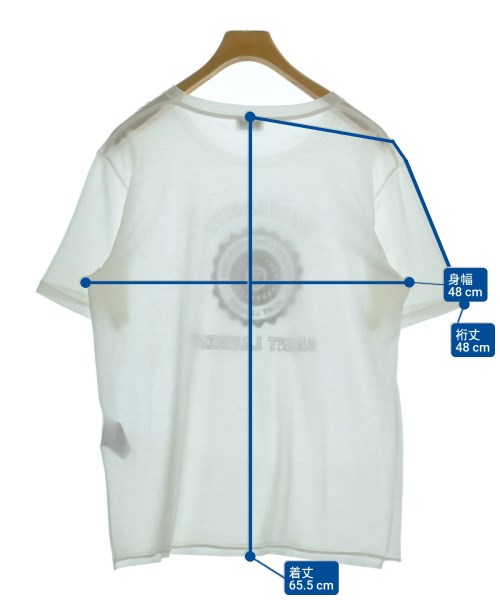 SAINT LAURENT PARIS（サンローランパリ）Tシャツ・カットソー 白 サイズ:XS メンズ/2200689507038