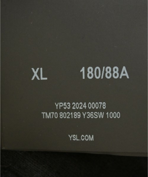 SAINT LAURENT PARIS（サンローランパリ）その他 黒 サイズ:XL メンズ/2200689515026