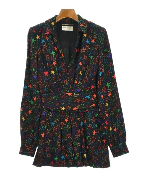 SAINT LAURENT PARIS(サンローランパリ)ワンピース 黒 サイズ:34(XXS位)/2200689735134