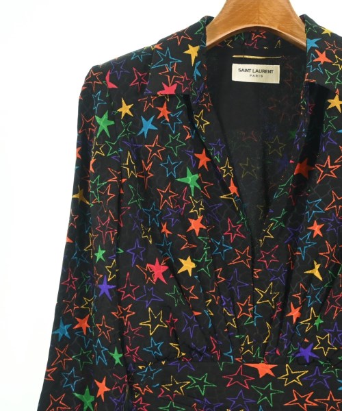 SAINT LAURENT PARIS（サンローランパリ）ワンピース 黒 サイズ:34(XXS位) レディース/2200689735134