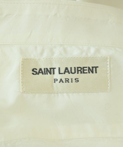 SAINT LAURENT PARIS（サンローランパリ）ドレスシャツ 白 サイズ:37(XS位) メンズ/2200690751048