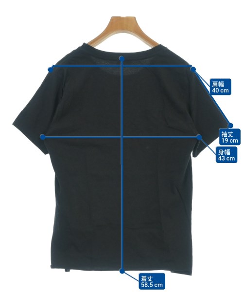 SAINT LAURENT PARIS（サンローランパリ）Tシャツ・カットソー 黒 サイズ:S レディース/2200690968378