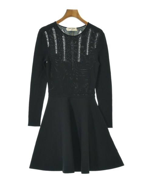 SAINT LAURENT PARIS(サンローランパリ)ワンピース 黒 サイズ:S/2200684503011