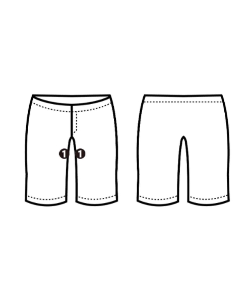 SAINT LAURENT PARIS（サンローランパリ）ショートパンツ 紺 サイズ:26(M位) レディース/2200692156223