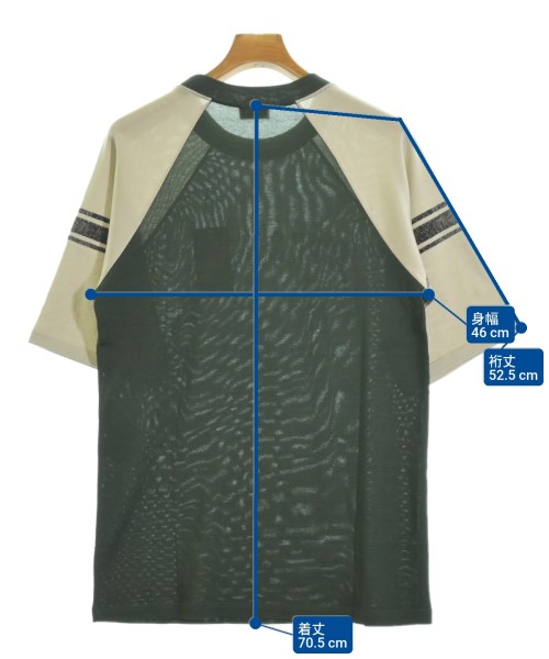 SAINT LAURENT PARIS（サンローランパリ）Tシャツ・カットソー 緑 サイズ:S メンズ/2200692632024