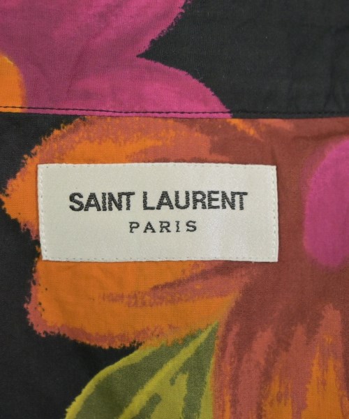 SAINT LAURENT PARIS（サンローランパリ）カジュアルシャツ 黒 サイズ:39(M位) メンズ/2200692632093